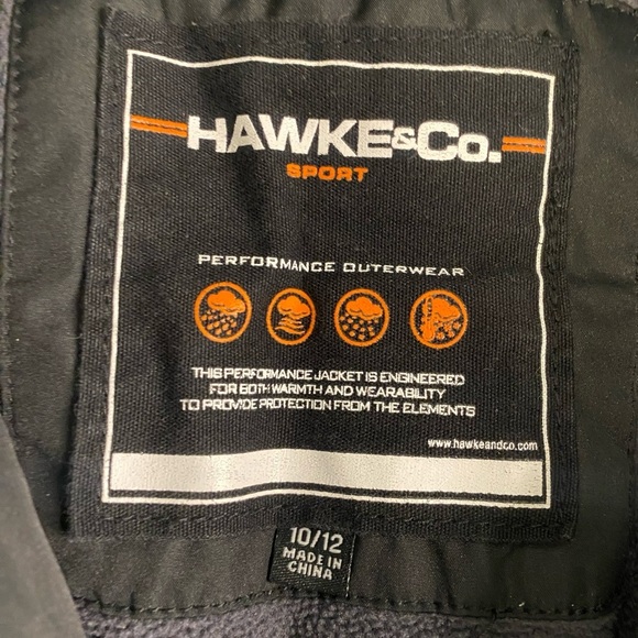 Boys Hawke and Co Winter 3 in 1 System Sport Jacket Coat Black Size 10/12 - Picture 13 of 16